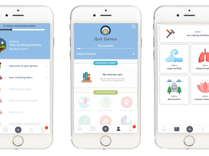 Quit Genius Stunning App Design