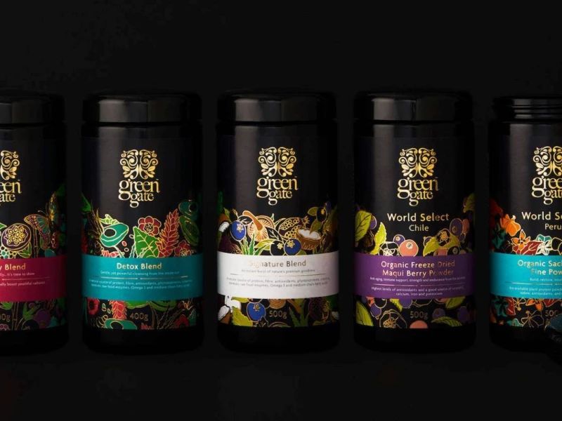 Green Gate London Colorful Packaging Design
