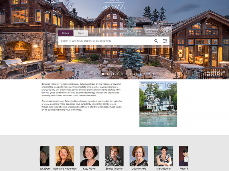 Berkshire Hathaway Home Services Real Estate Website Design
