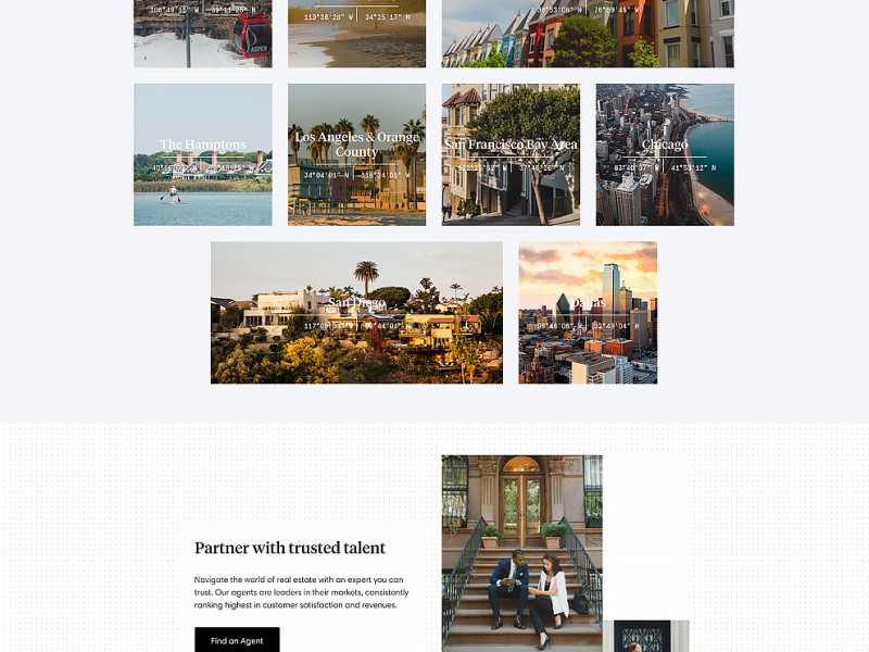 Compass Elegant Web Design Homepage