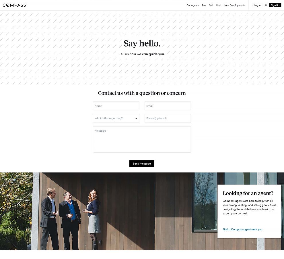 Compass Website Contact Us