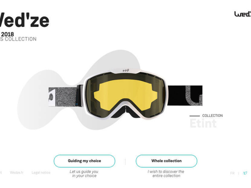 Wed'ze Website Design Homepage