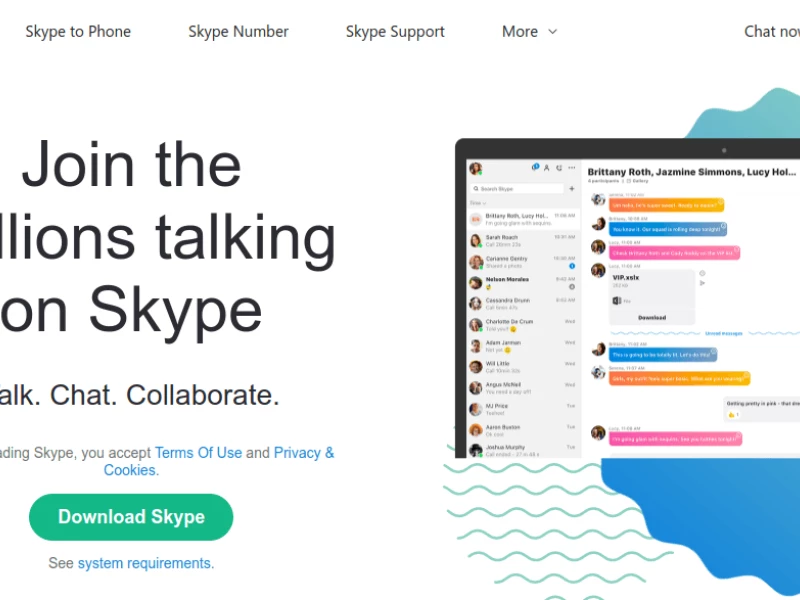 Skype Top Mobile App Design