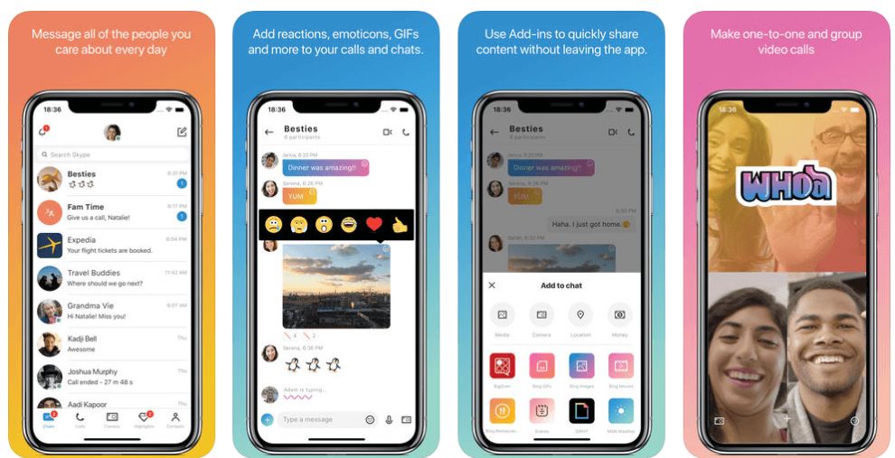 Skype Mobile App Apple iOS