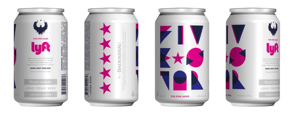 Five Star Logo & Lyft Beer