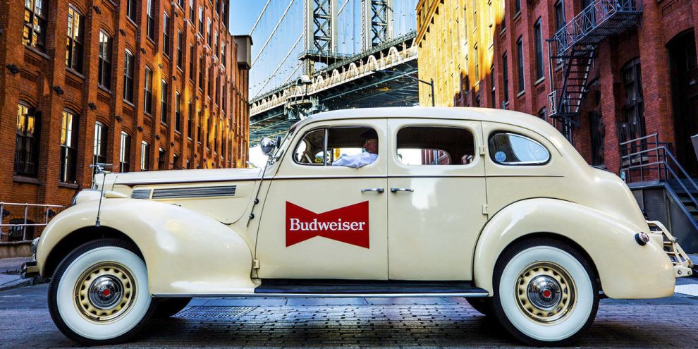 Budweiser Vintage Car