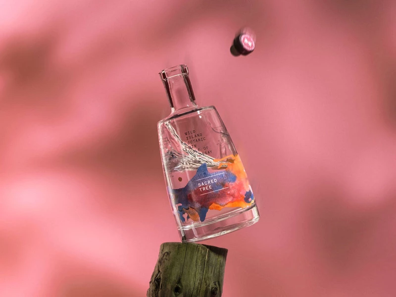 Wild Island Gin’s Vibrant Packaging Design Captures A Creative Aquatic Essence