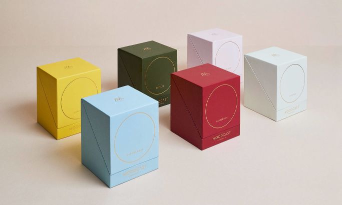 Moodcast Candle Box Packaging Design