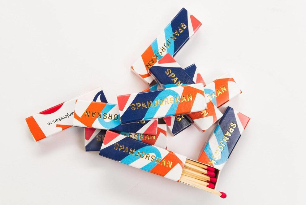 Spanjorskan Matches Print Design