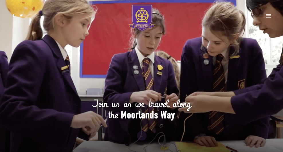 Moorlands Home Page Website Design