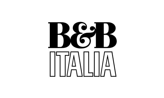 B&B Italia Modern Logo DesignB&B Italia Website Banner Logo Design