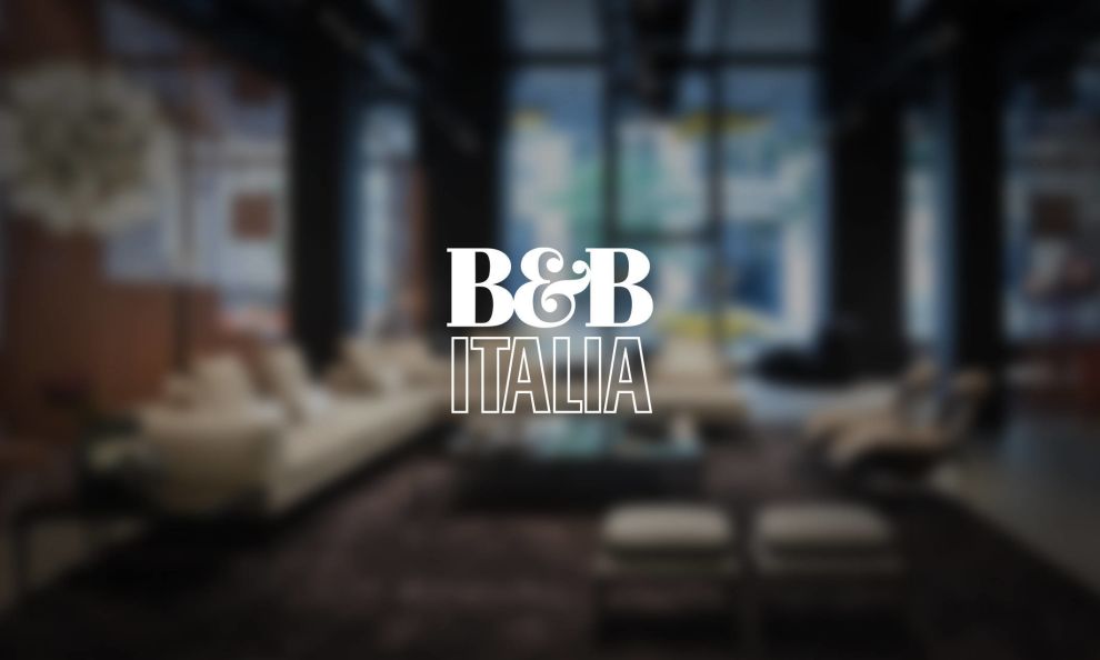 B&B Italia Website Banner Logo Design