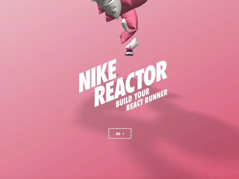 Nike React Playful Web Design
