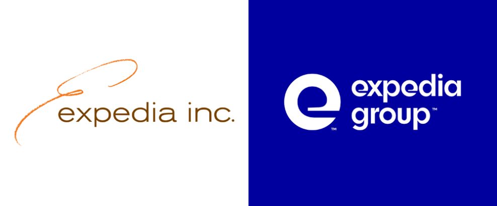 Expedia Side By Side Logo Design