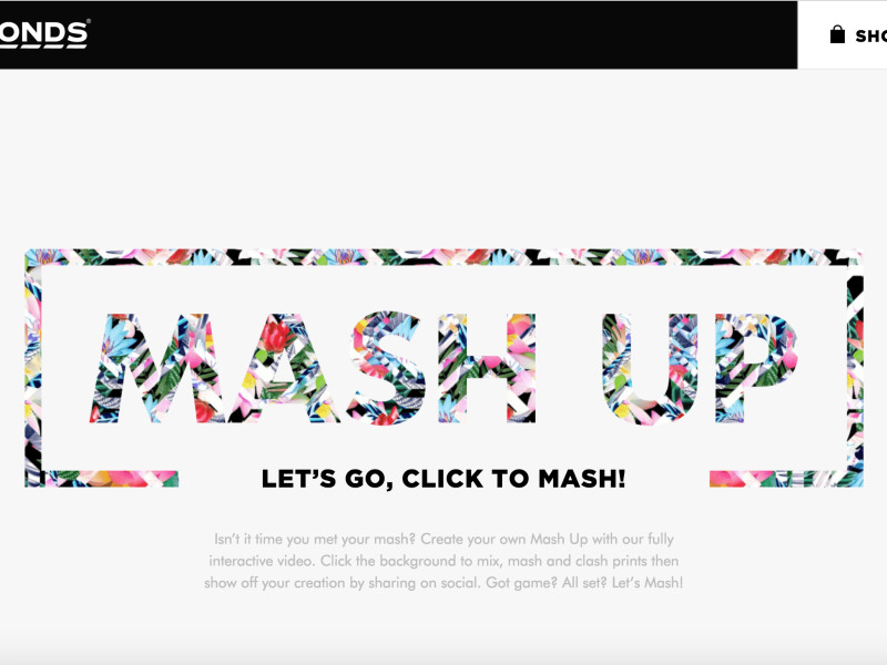 Bonds Mashup Home Page Website Design