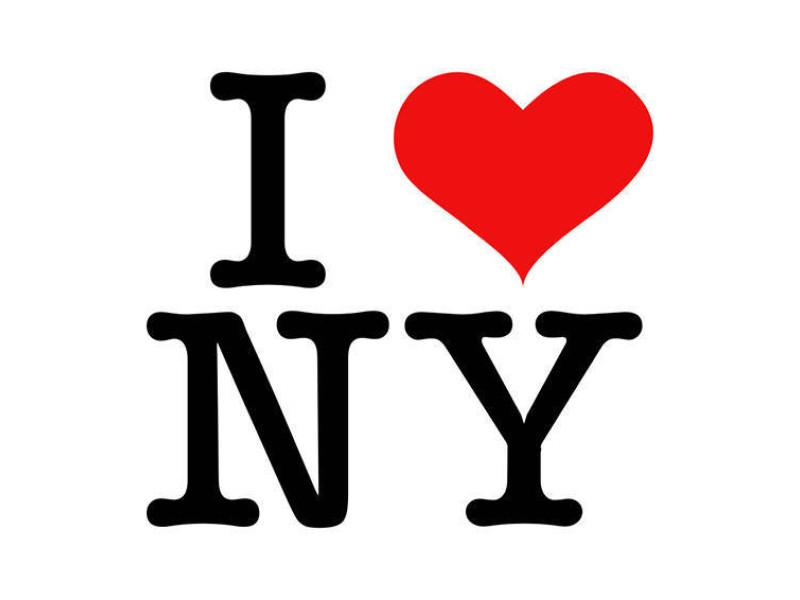 I Love NY Stacked Logo Design