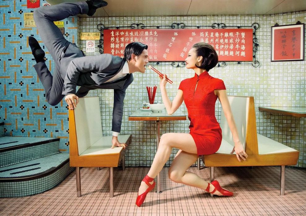 Hong Kong Ballet Colorful Print Design