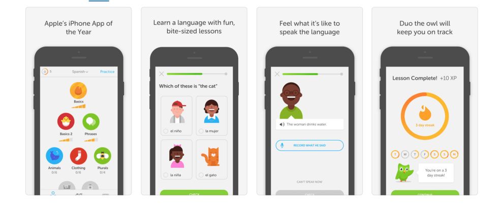 Duolingo iOS App Design