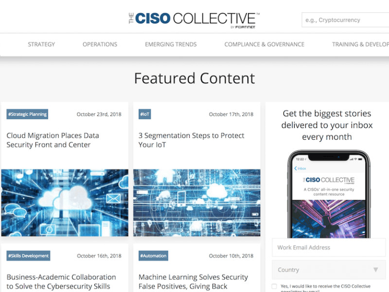 CISO Collective Top Web Design