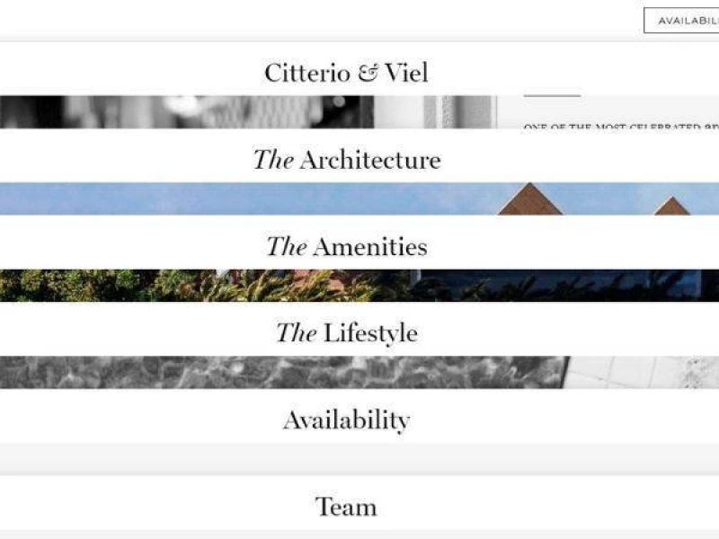 Arte Surface real estate website design