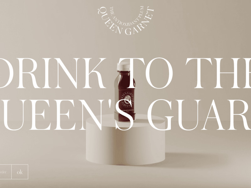 Queen Garnet Typography