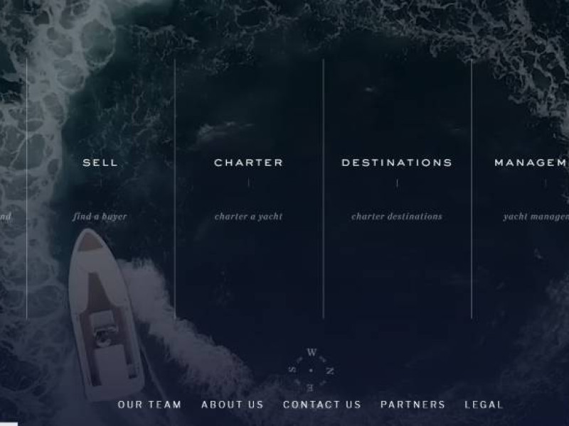 YPI website navigation menu screenshot