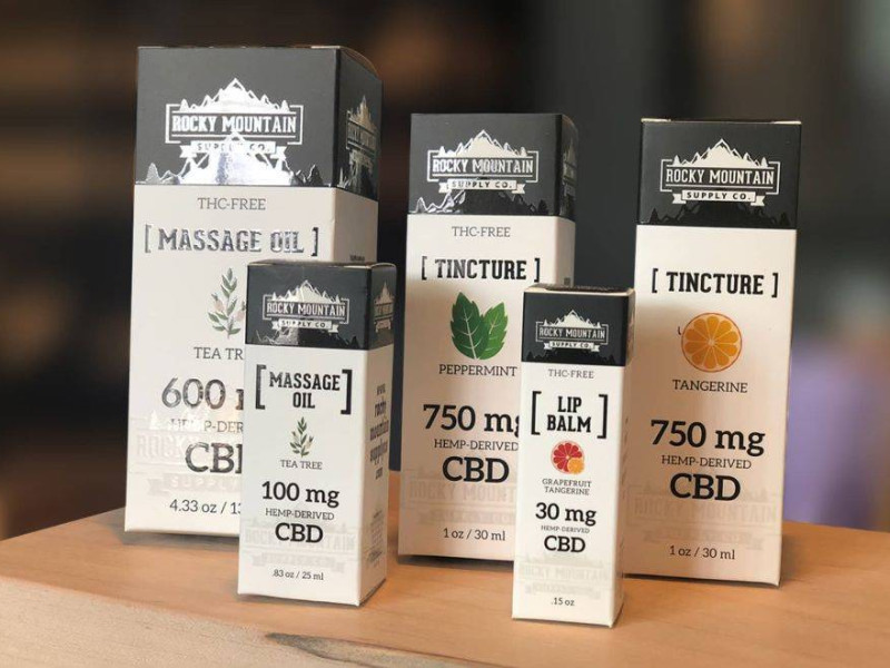 Rocky Mountain Supply Co. packaging design