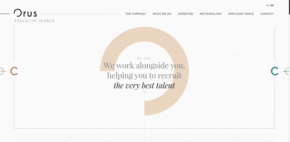 Orus Executive Website Design