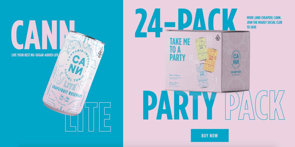 DrinkCann website design