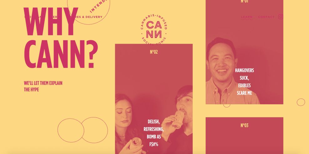 DrinkCann website design overview