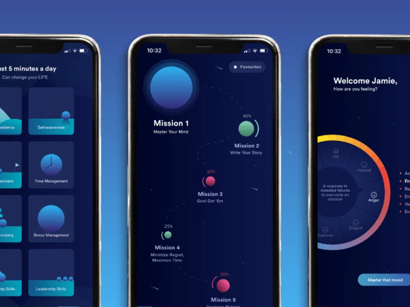LIFE Intelligence app design