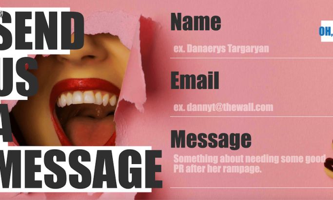 Action Mary website design