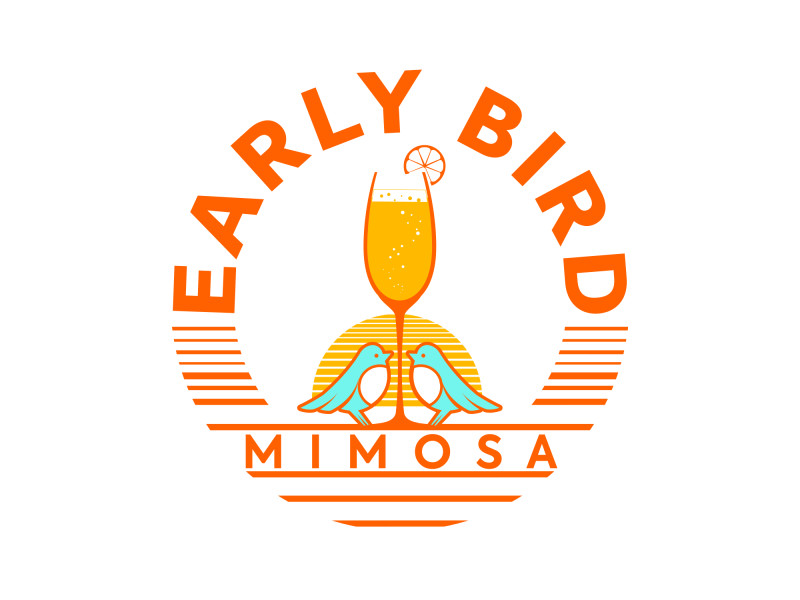 Early Bird Mimosa logo design by BrandLume