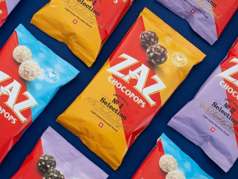 ZAZ Chocopops package design