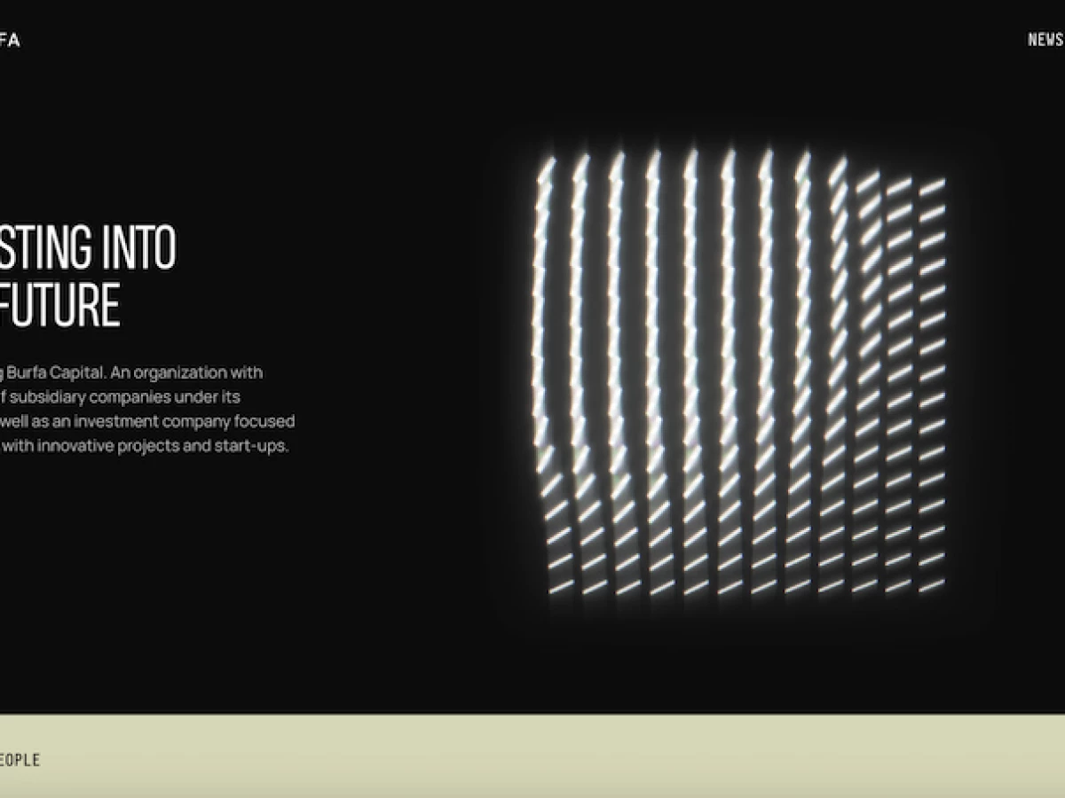 Burfa website design by Zgraya Studio