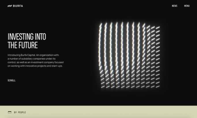 Burfa website design by Zgraya Studio