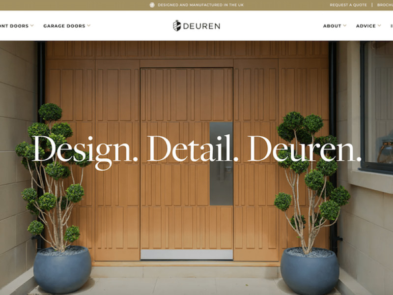 Deuren website design
