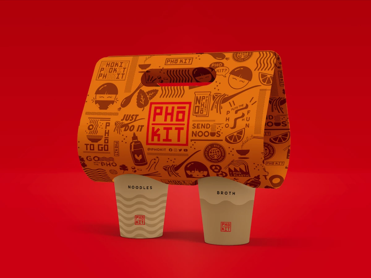 Pho Kit package design