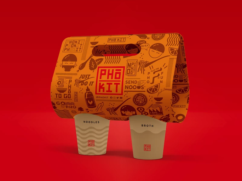 Pho Kit package design