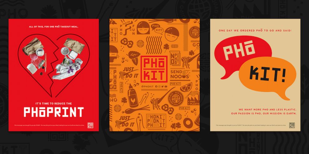 Pho Kit package design