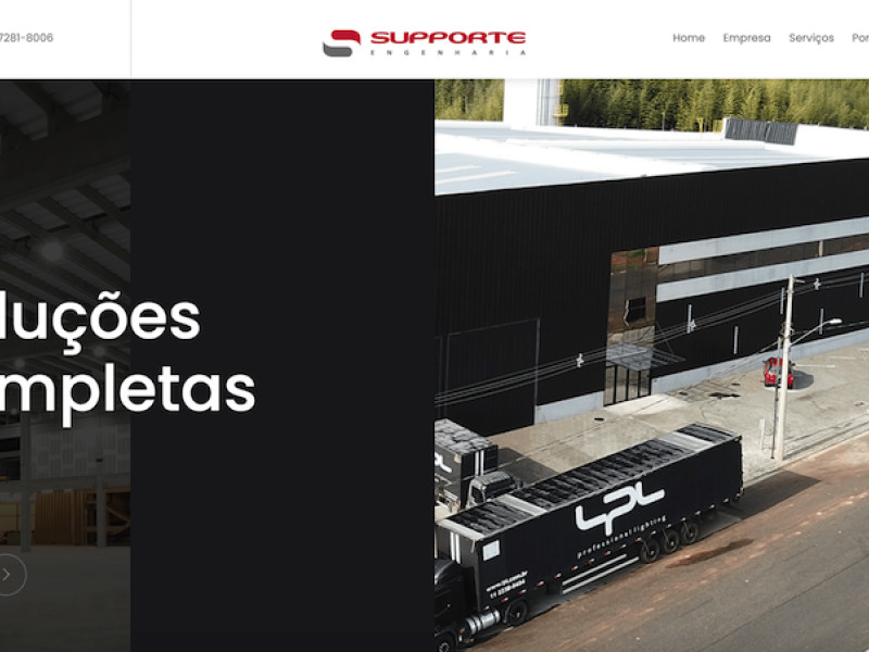 Supporte website design by IH9