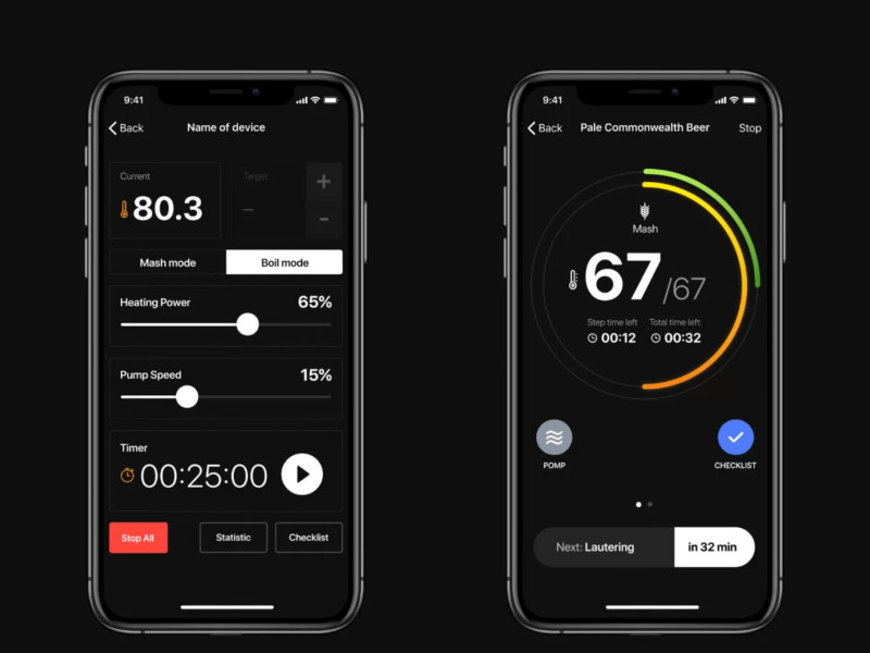 BrewBook app design