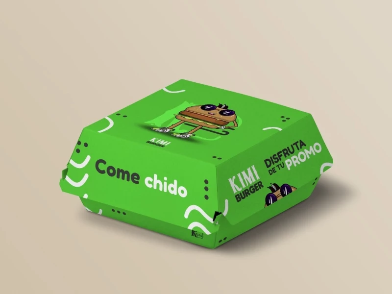 Kimi Burger Package Design