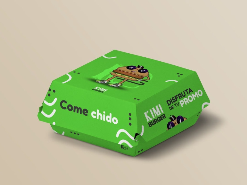 Kimi Burger Package Design