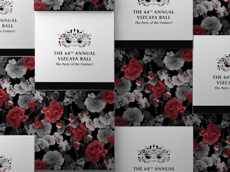 Vizcaya Museum and Garden print design