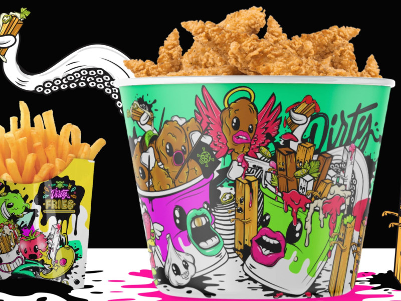 Dirty Fries package design