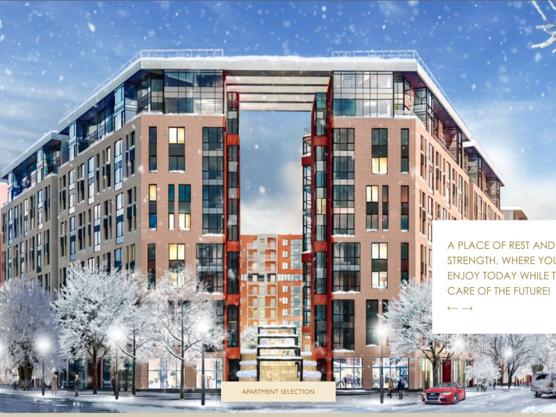 Belyi Ostrov House Website Design