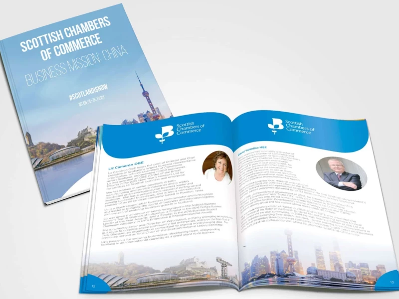 Scottish Chambers Print Design