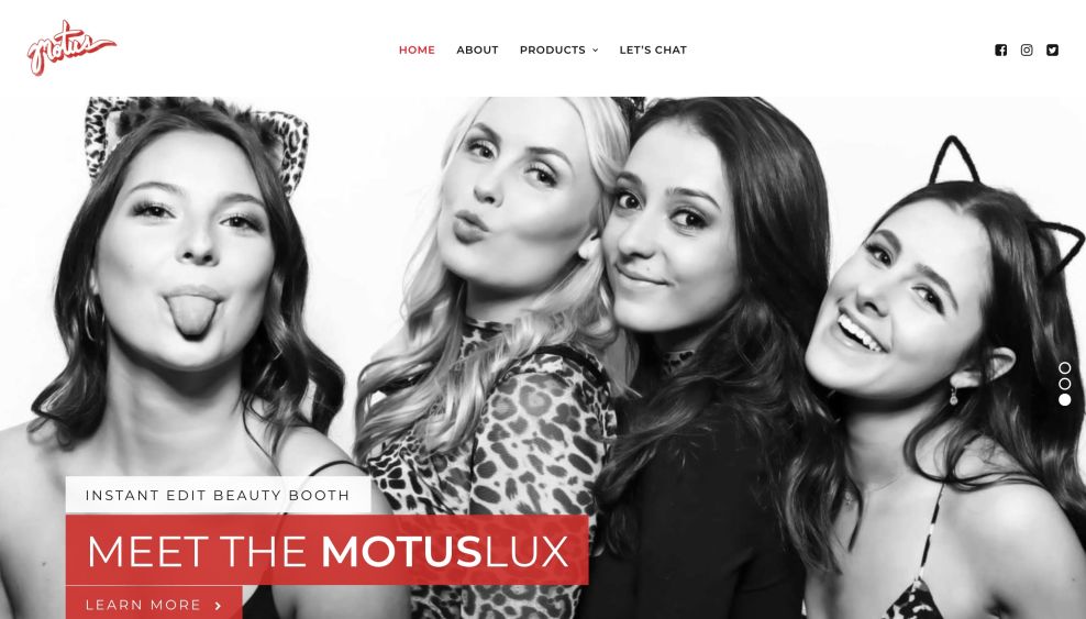 Motus Website Design