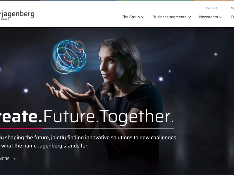 Jagenberg website design